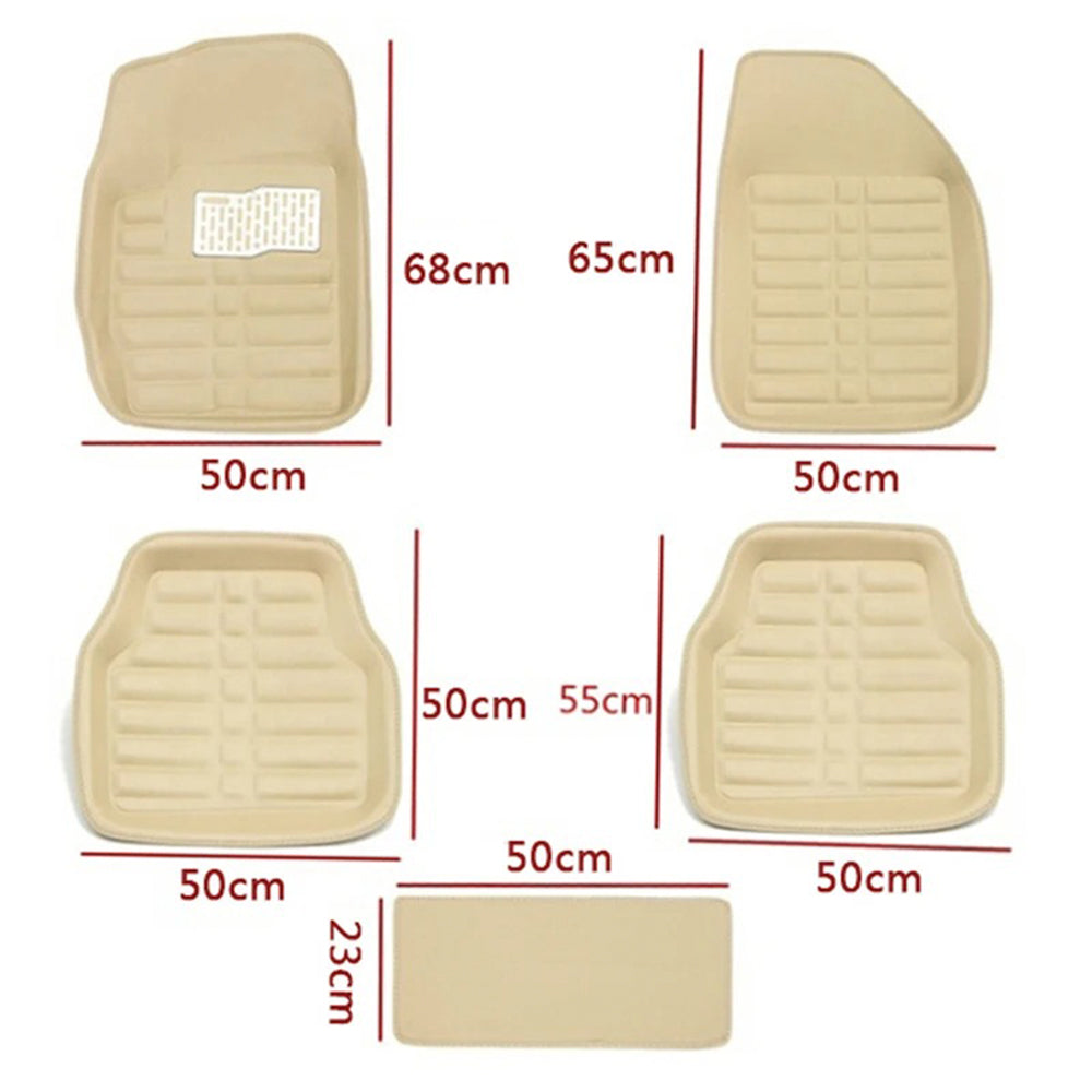 Piso Bandeja Eco Cuero 5 Pcs Auto Pvc