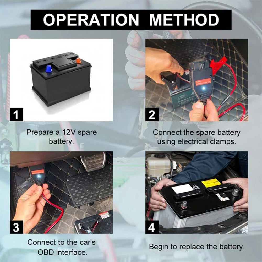 Memory Saver Aermotor OBD2 Ecu Reemplazo Bateria