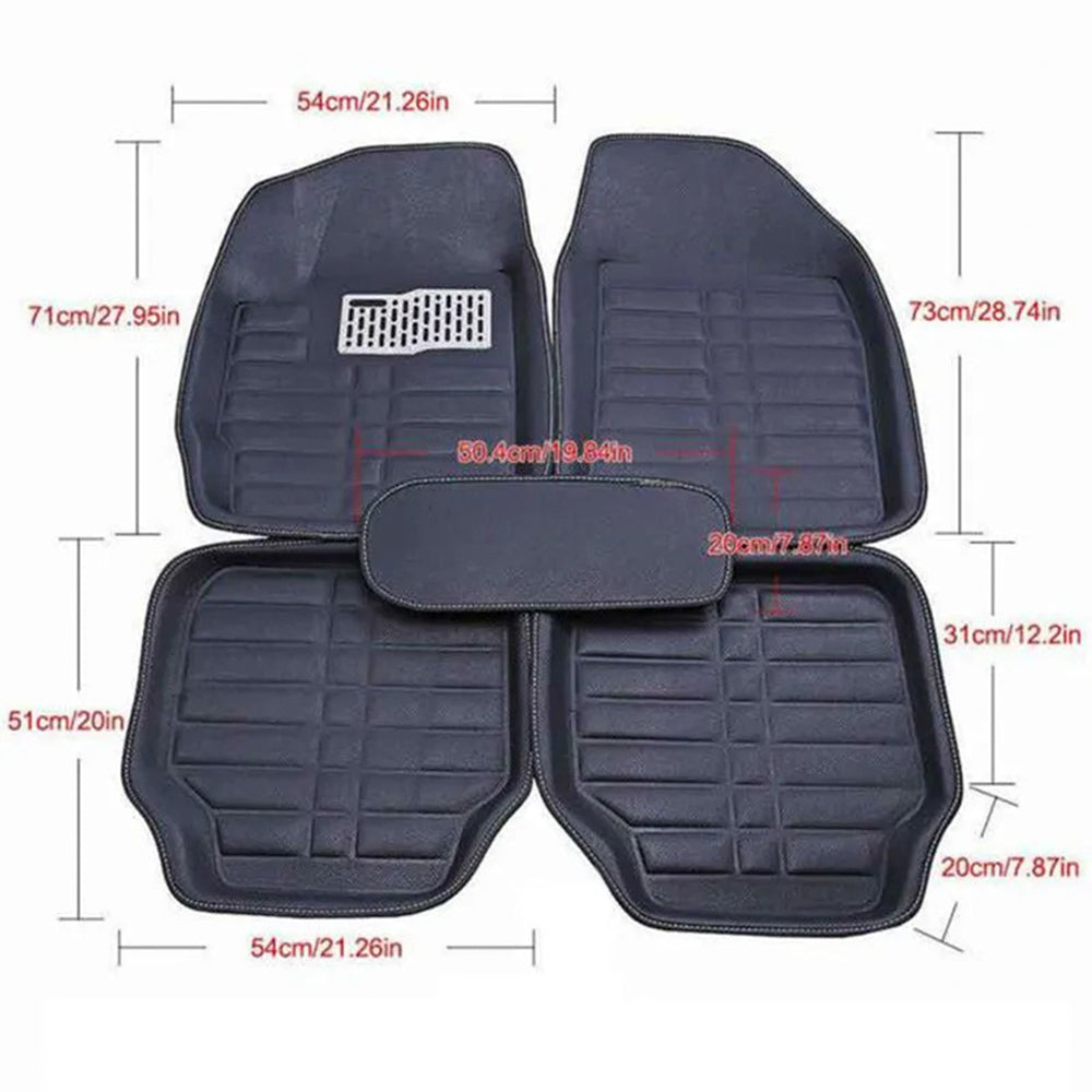 Piso Bandeja Eco Cuero 5 Pcs Auto Pvc