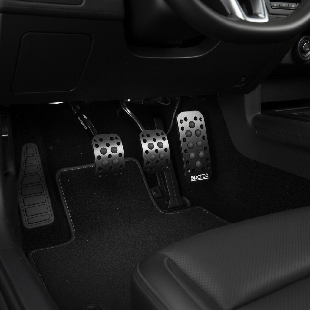 Pedales Sparco 3 pedales auto mecánico