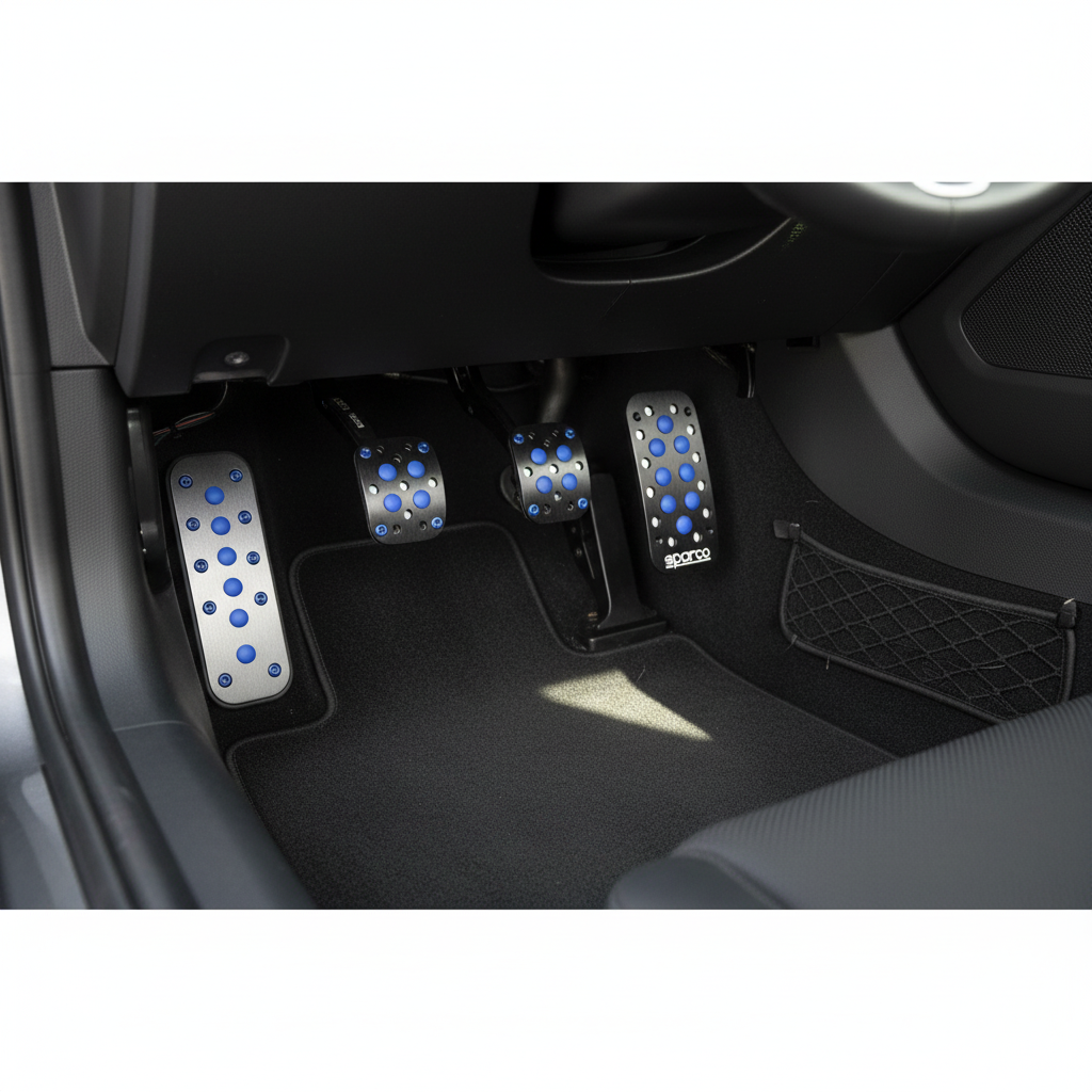 Pedales Sparco Azul 3 pedales