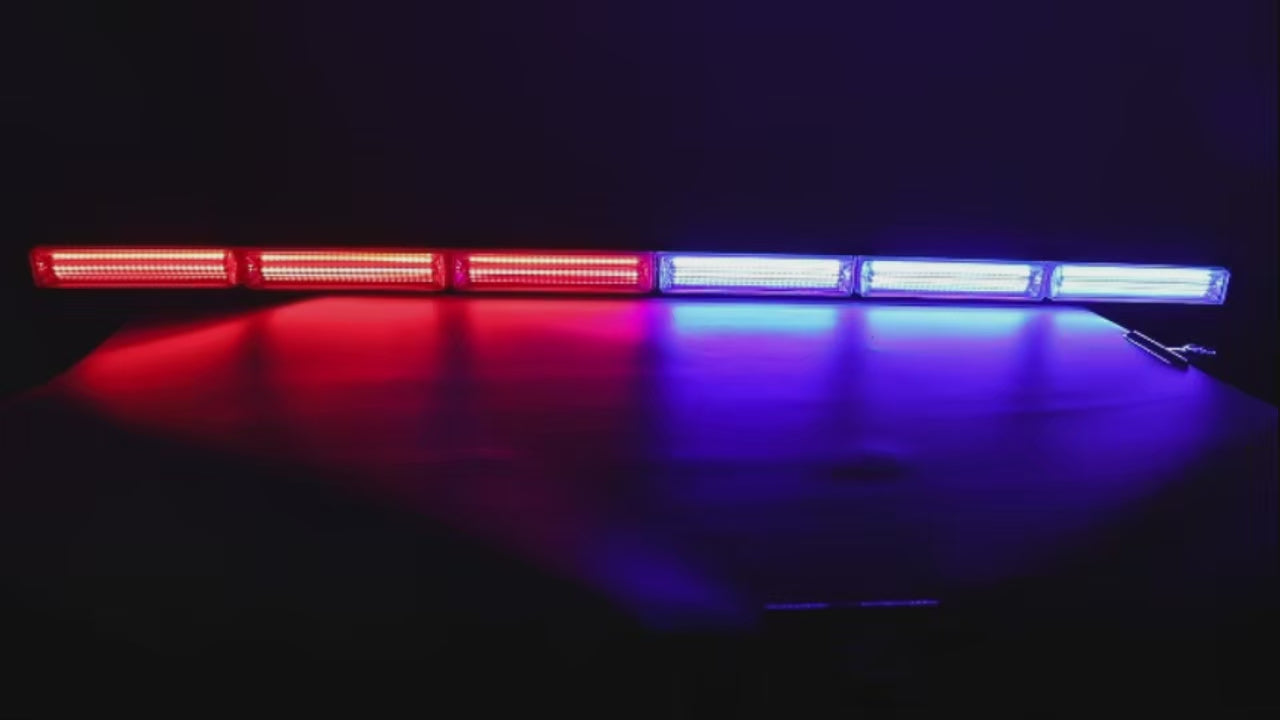 BARRA LED COB ESTROBO EMERGENCIA POLICIAL 6 COB