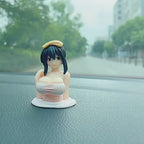 Adorno de Carro Moto Kawaii Movimiento