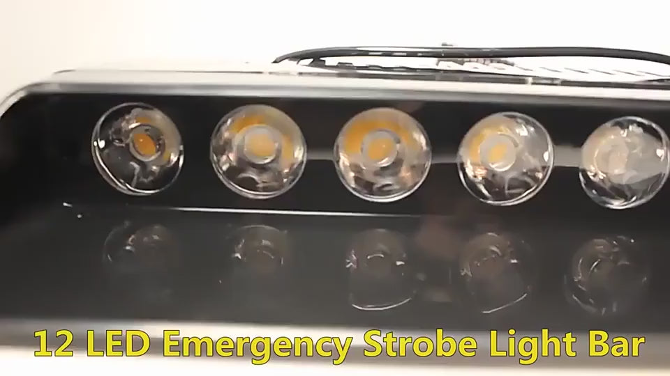 Led Estroboscopica Policial Emergencia 12 Led