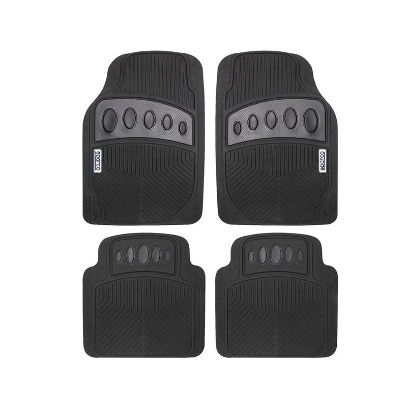 Piso Jebe Sparco Fibra 4 pcs Spf505