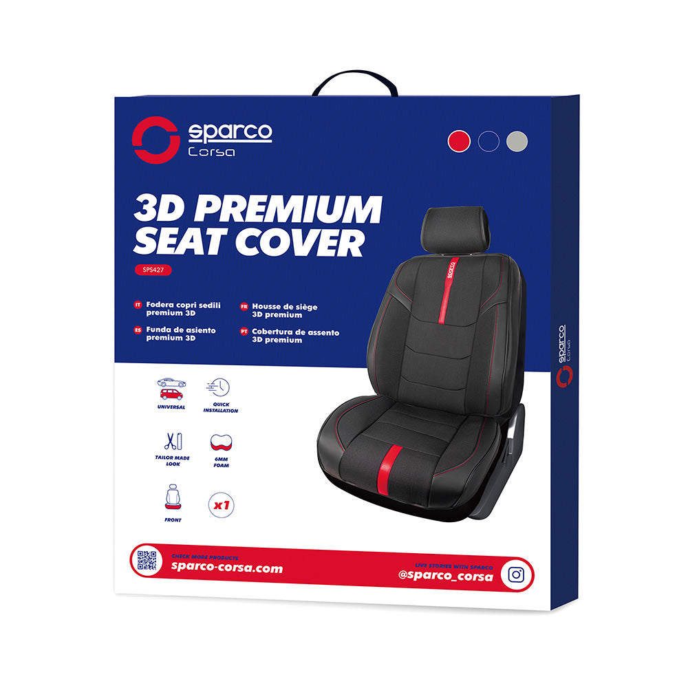 Cobertor Asiento Sparco Premium 3D