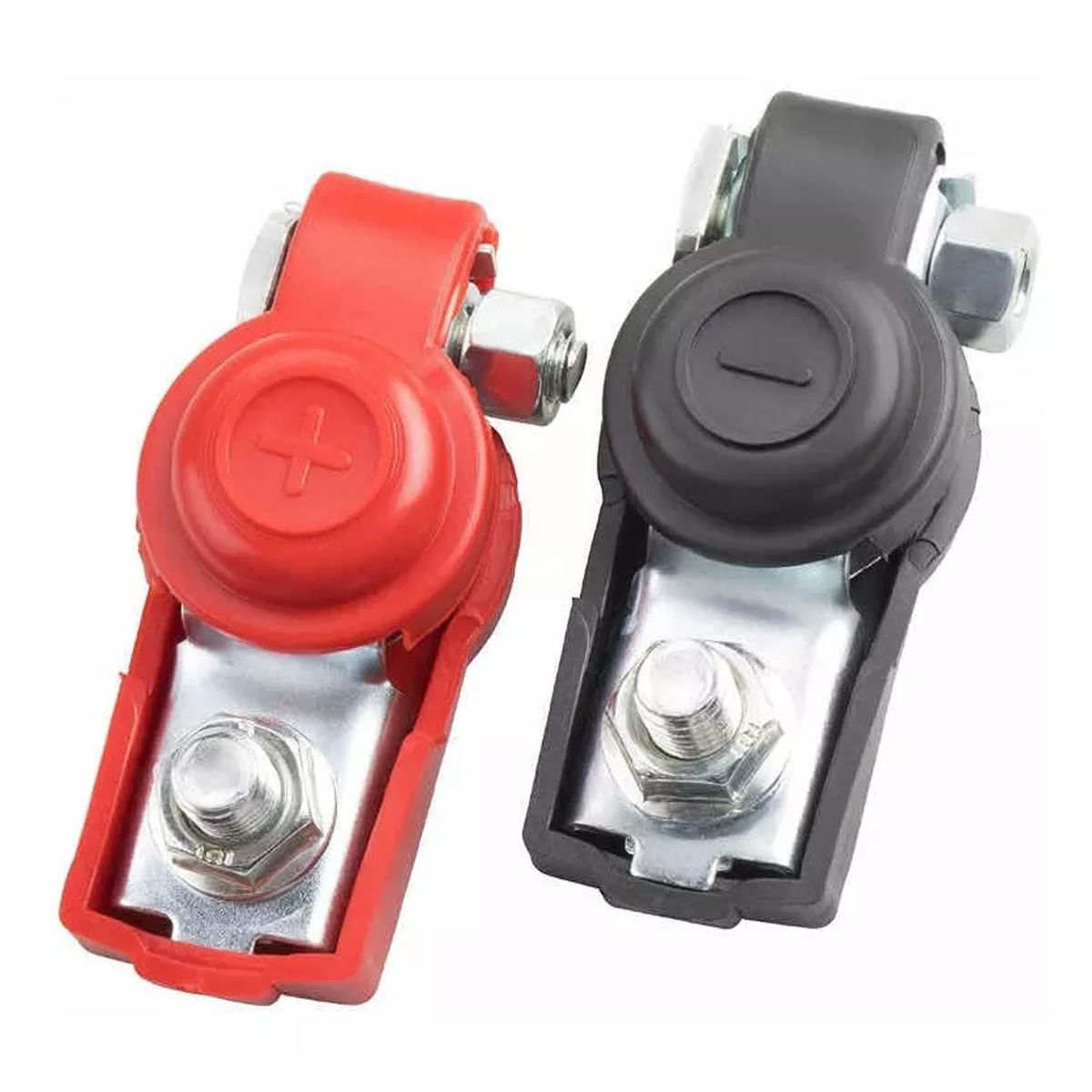 Borne de Batería con Clips de Cobre Positivo y Negativo – Universal 6V/12V