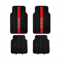 Piso Sparco Pvc 4 Pcs Spc1913 Rojo