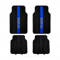 Piso Sparco Pvc 4 Pcs Spc1913 Azul