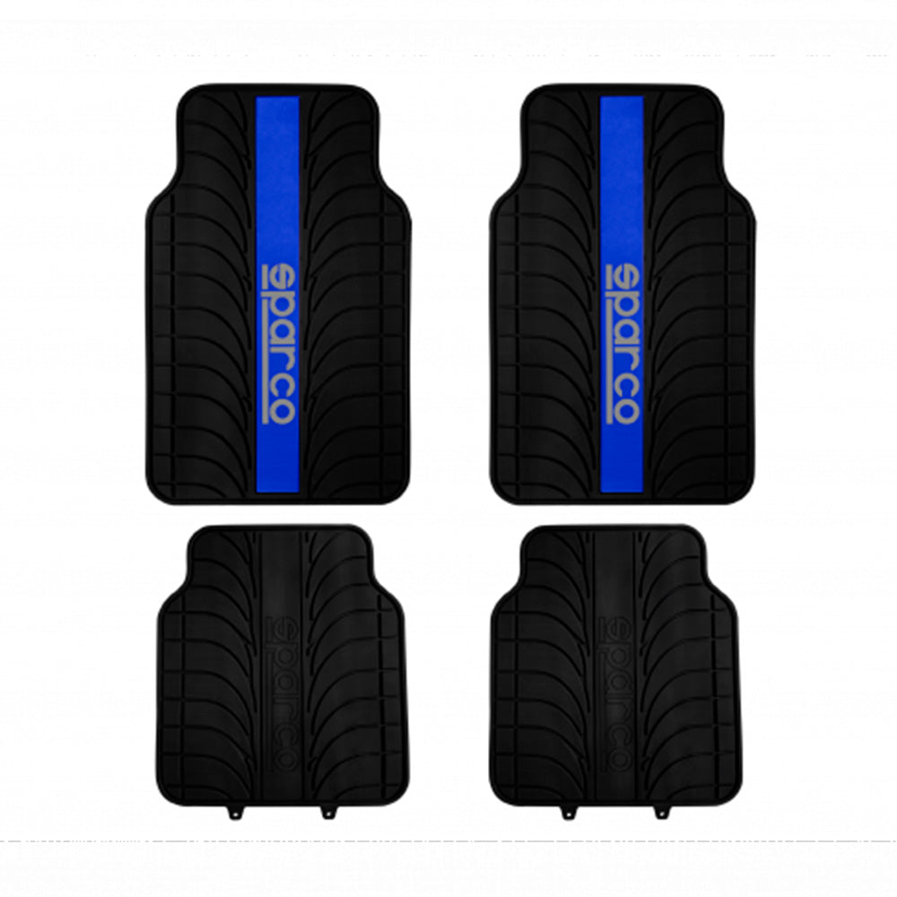 Piso Sparco Jebe Pesado 4 Pcs Spc1913
