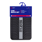 Piso Sparco Jebe Pesado 4 Pcs Spc1913